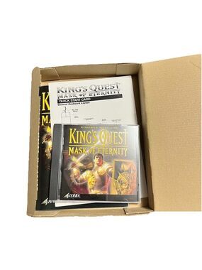 King's Quest Mask of Eternity Big Box CD-Rom PC Game Windows 95 With Manuals